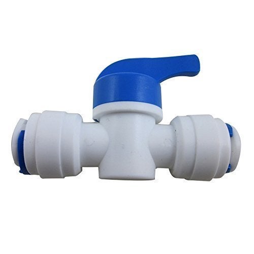 Liimevvon Reverse Osmosis Systems Quick Connect fittings Tube pipe Fittings combo,1/4 inch OD Quick Connect Push In to Connect(Ball Valve+T+I+L+1/4"" to 3/8"" I Type Combo) - Image 2